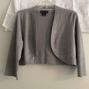 Jessica Howard gray, silver sparkle cardigan, size XL. NWOT